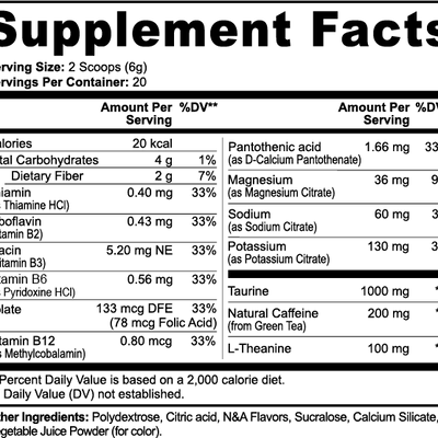 Energy Powder (Yuzu Flavor)